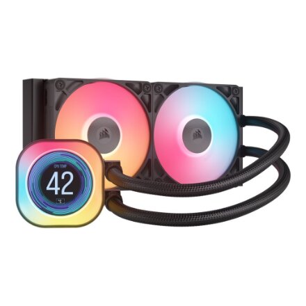Corsair , Liquid CPU Cooler , iCUE LINK TITAN 240 RX LCD , Intel, AMD