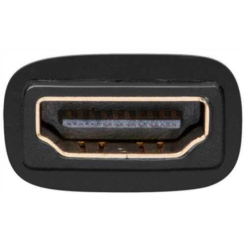 Goobay , HDMI/DVI-I adapter, gold-plated , 68690 , Black , HDMI female (Type A) , DVI-I female Dual-Link (24+5 pin)