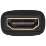 Goobay Black , HDMI female (Type A) , DVI-I female Dual-Link (24+5 pin) , HDMI/DVI-I adapter, gold-plated , 68690