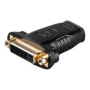 Goobay , Black , HDMI female (Type A) , DVI-I female Dual-Link (24+5 pin) , HDMI/DVI-I adapter, gold-plated , 68690