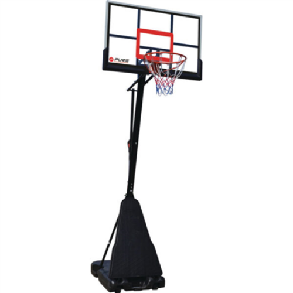 Pure2Improve , Basketball Set Premium , Black/Red , Nylon, PVC (Polyvinylchloride)