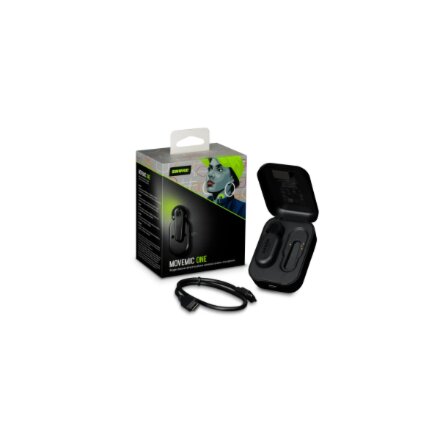Shure , Microphone only, charge case not included , AMV-LAV-Z6 , Black