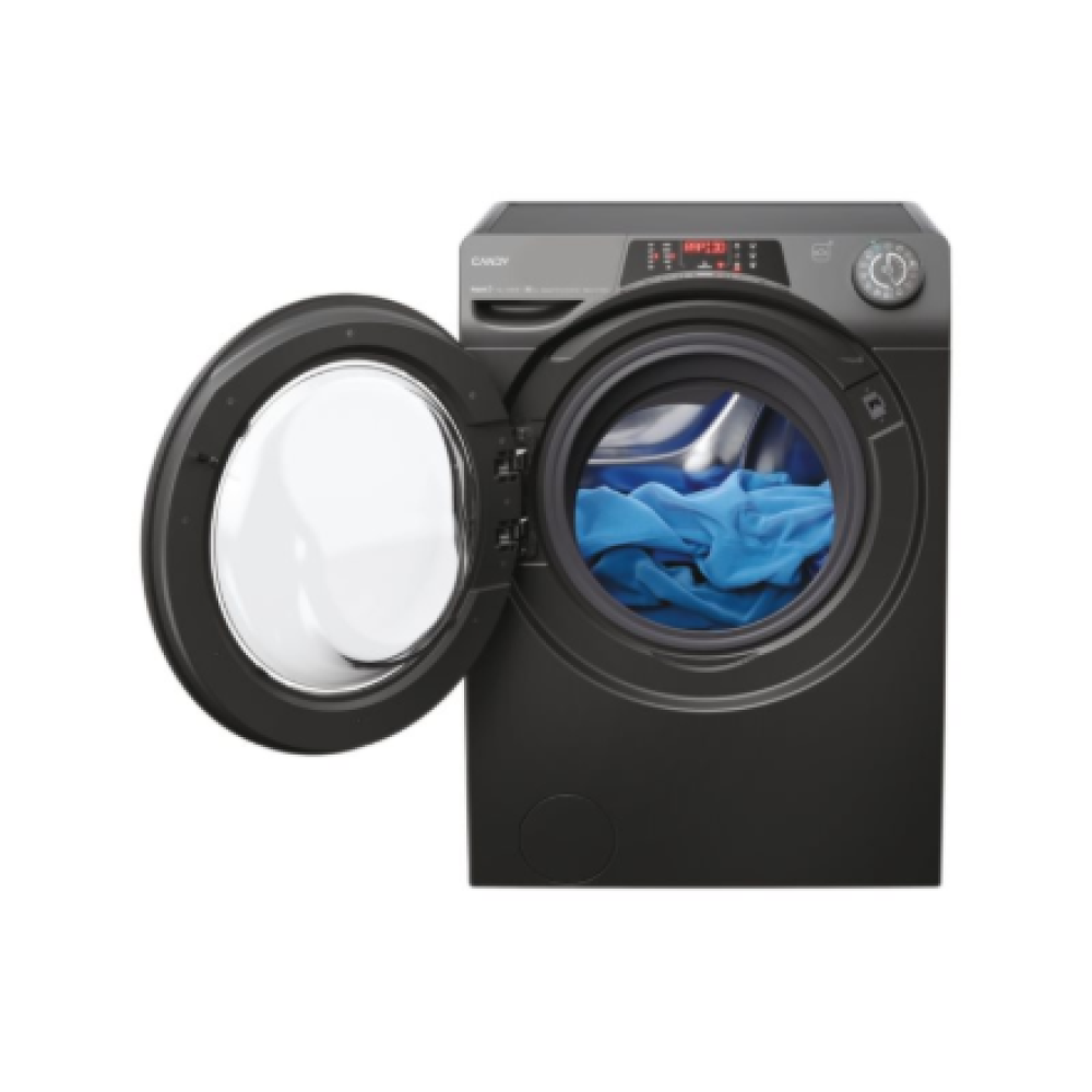 Candy RO4476DWMRR7/1-S Washing Machine, A, Front loading, Capacity 7 kg, Depth 45.4 cm, 1400 RPM, Anthracite , Candy