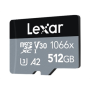 Lexar High-Performance 1066x UHS-I MicroSDXC 512 GB Flash memory class 10