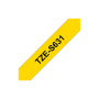 Brother , TZe-S631 Strong Adhesive Laminated Tape , Black on Yellow , TZe , 8 m , 1.2 cm
