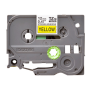 Brother , TZe-S631 Strong Adhesive Laminated Tape , Black on Yellow , TZe , 8 m , 1.2 cm