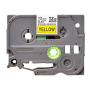 Brother , TZe-S631 Strong Adhesive Laminated Tape , Black on Yellow , TZe , 8 m , 1.2 cm