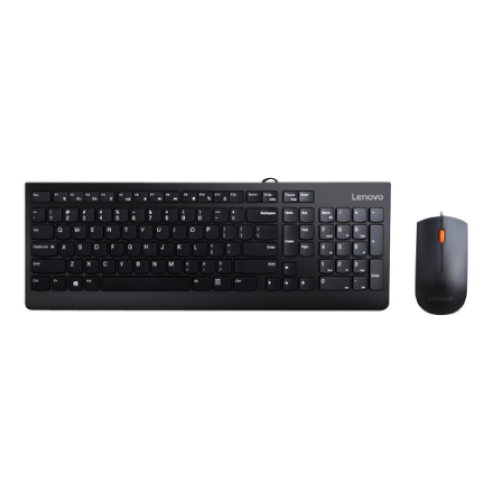 Lenovo , USB Combo Keyboard & Mouse , 300 , Black , Keyboard and Mouse Combo , English , 1.8 m , Black , Wired Via USB