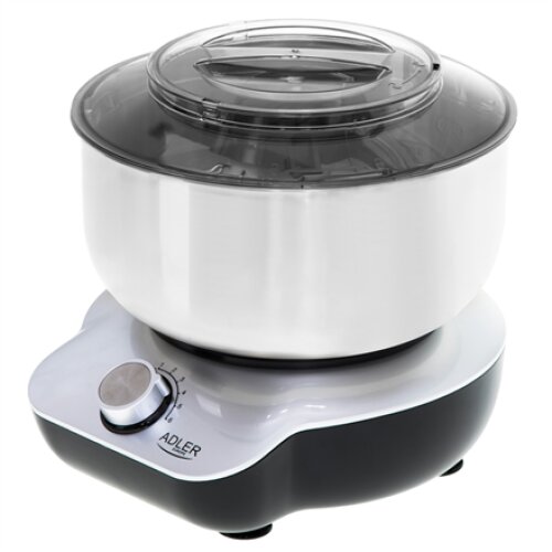 Adler 360° rotating mixer with bowl AD 4222 Mixer with bowl, 650 W, Number of speeds 6, 360° rotational base, Silver