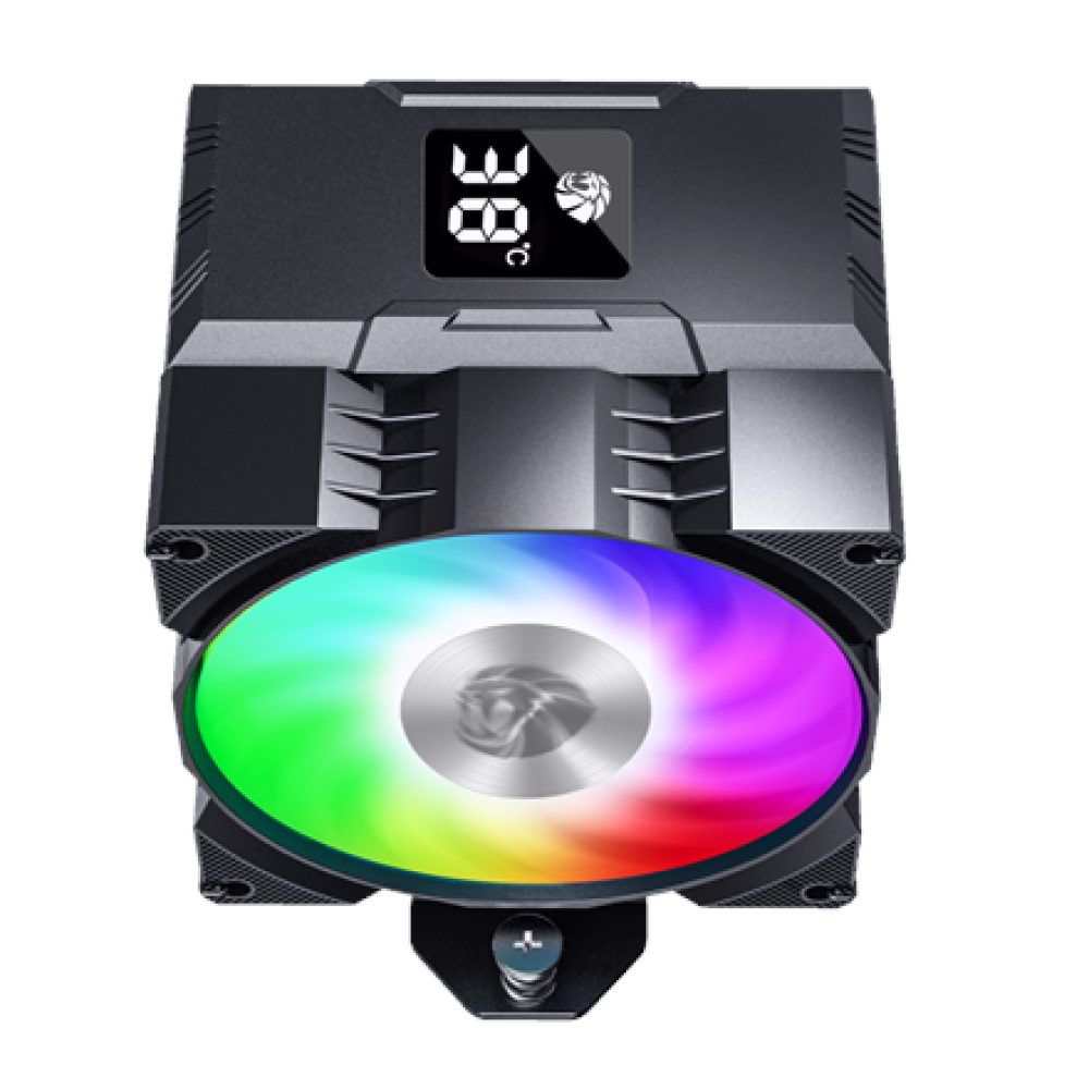 Gamemax CPU Air Cooler , GAMMA 90 DIGITAL BK , Black