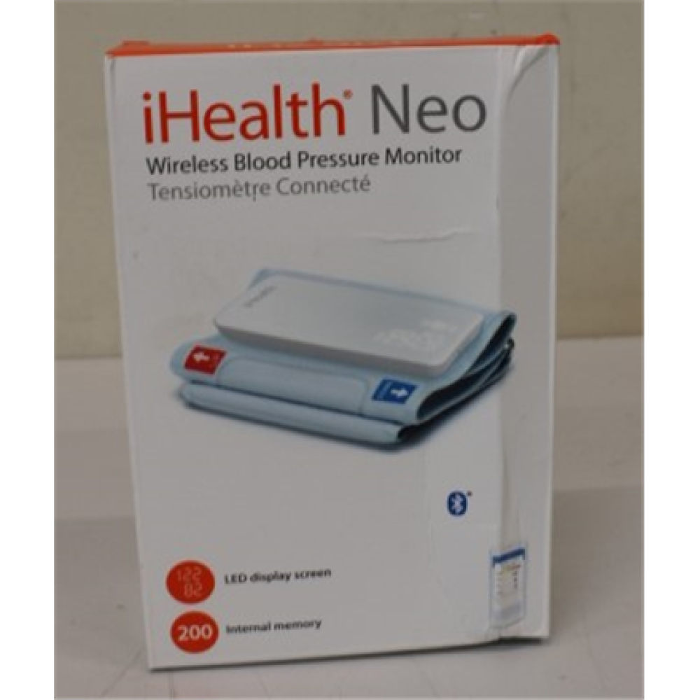 SALE OUT. iHealth Neo Smart Upper Arm Blood Pressure Monitor iHealth DAMAGED PACKAGING , iHealth DAMAGED PACKAGING