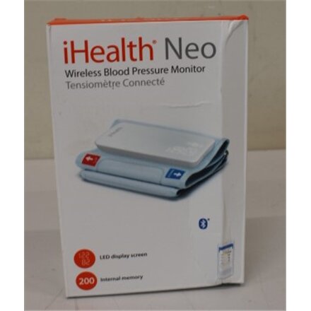SALE OUT. iHealth Neo Smart Upper Arm Blood Pressure Monitor iHealth DAMAGED PACKAGING , iHealth DAMAGED PACKAGING