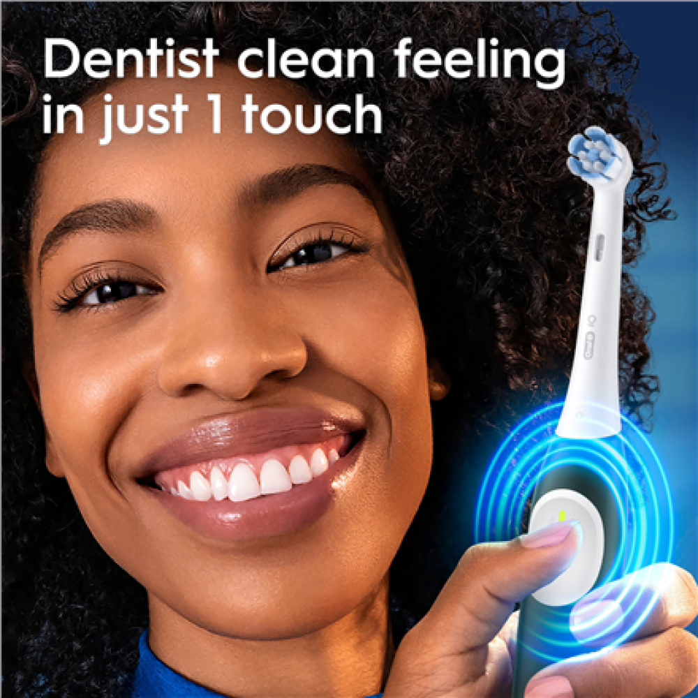 Oral-B Electric Toothbrush with Pressure sensor , iO2 , Rechargeable , For adults , Number of brush heads included 2 , Number of teeth brushing modes 3 , Forest Green