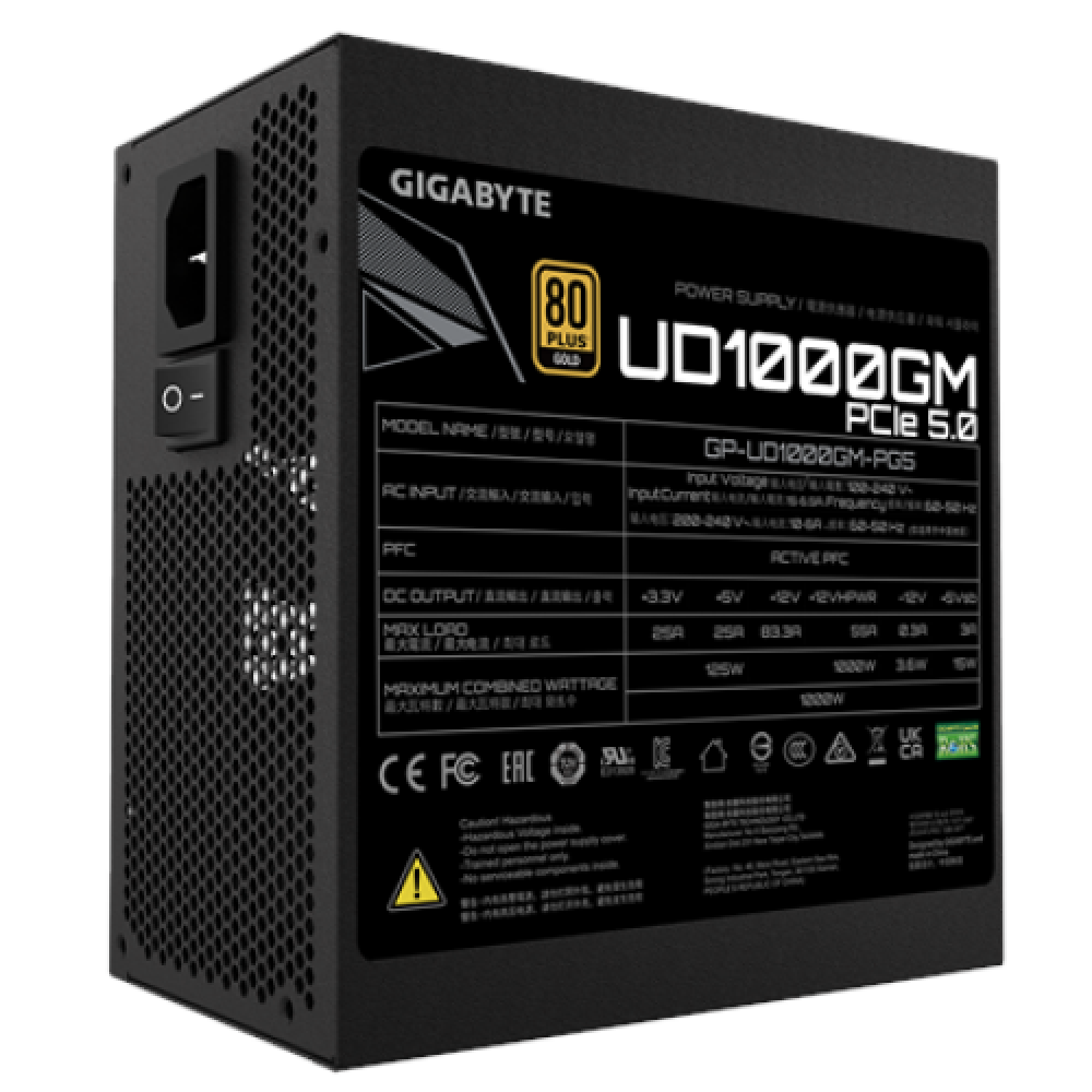 Gigabyte , PSU , GP-UD1000GM PG5 , 1000 W