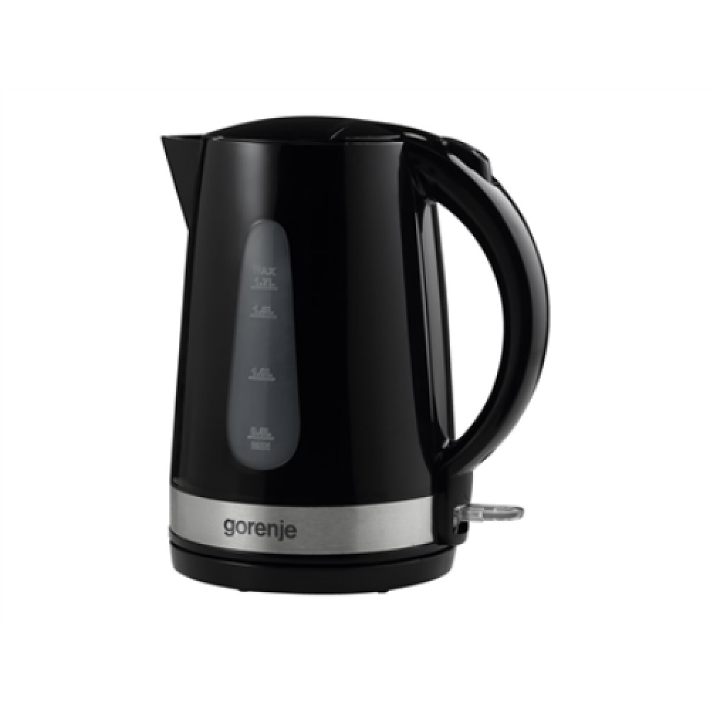 Gorenje , Kettle , K17BK , Standard , 2200 W , 1.7 L , Plastic/ metal , 360° rotational base , Black