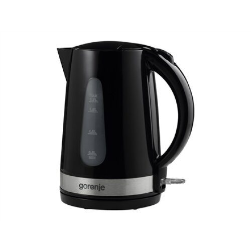 Gorenje , Kettle , K17BK , Standard , 2200 W , 1.7 L , Plastic/Metal , 360° rotational base , Black