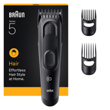 Braun Hair Clipper , HC5530 Series 5 , Cordless , Number of length steps 17 , Black