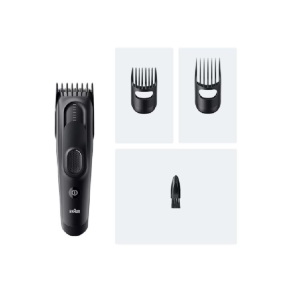 Braun Hair Clipper , HC5530 Series 5 , Cordless , Number of length steps 17 , Black