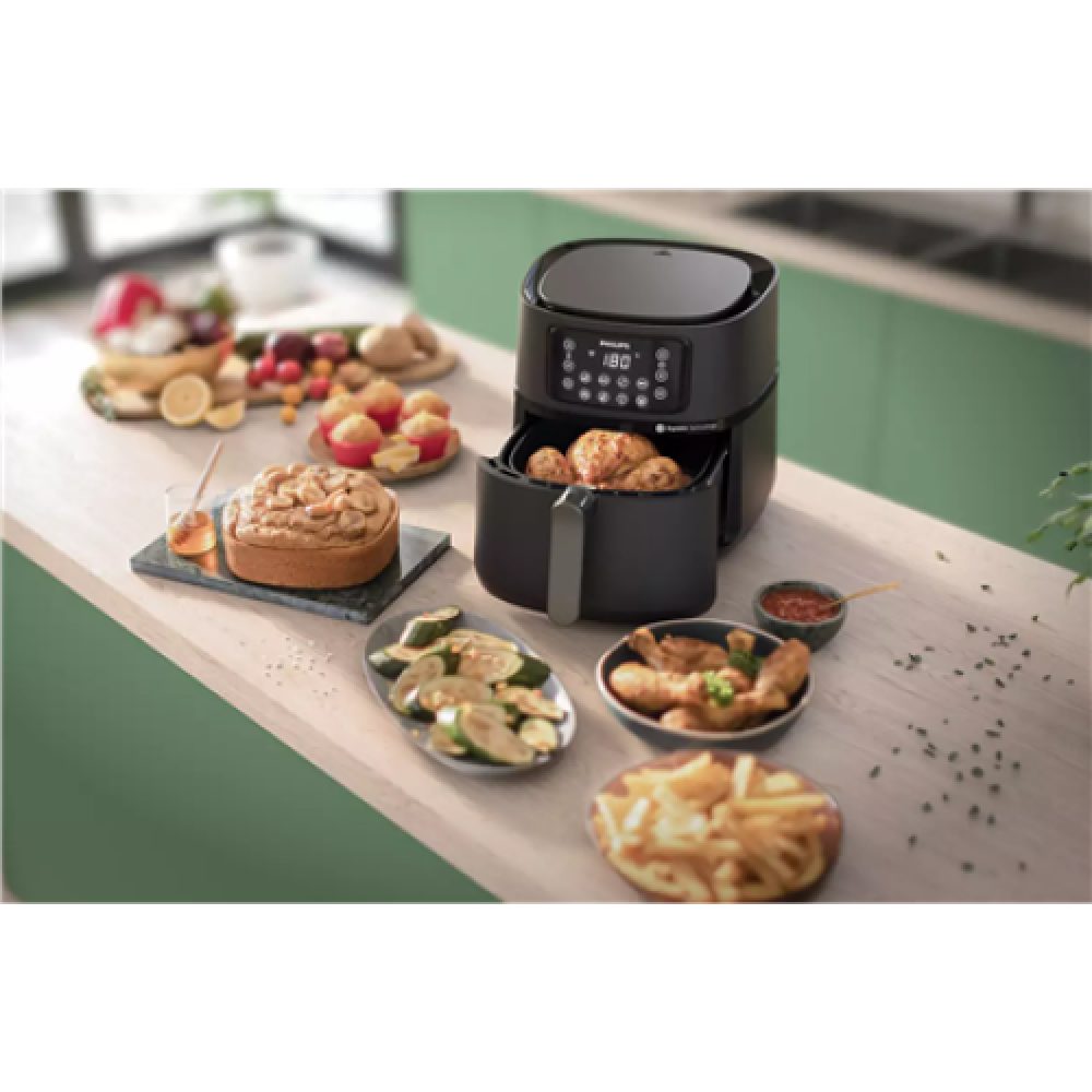 Philips , XXL Connected Air Fryer , HD9285/93 5000 Series , Power 2000 W , Capacity 7.2 L , Black