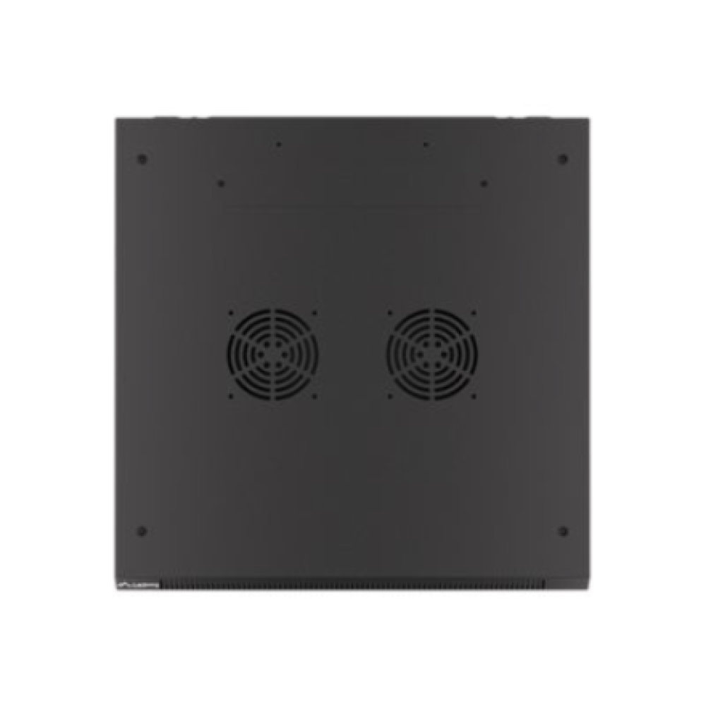 Lanberg Rack cabinet 19 wall-mount 6U/600x600 for self-assembly with metal door (flat pack), black , Lanberg