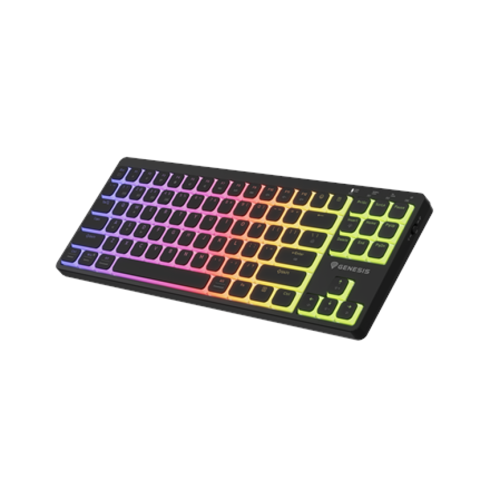 Genesis Thor 430 TKL , Gaming Keyboard , Wireless , Bluetooth , US , Linear , Black