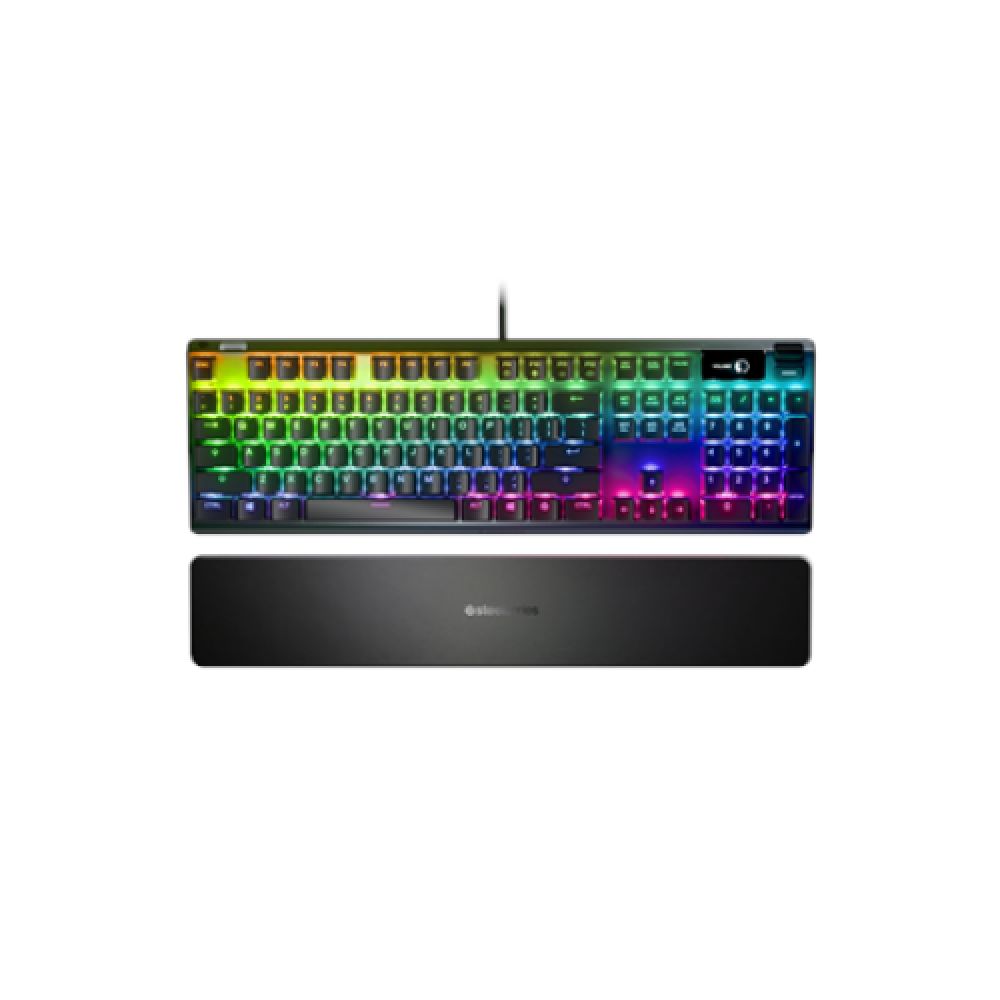 SteelSeries Apex Pro, Gaming keyboard, RGB LED light, NORD, Black, Wired
