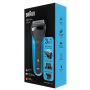 Braun , Shaver with Trimmer , Shave&Style 310BT , Cordless , Wet & Dry , Number of length steps 5 , Black/Blue