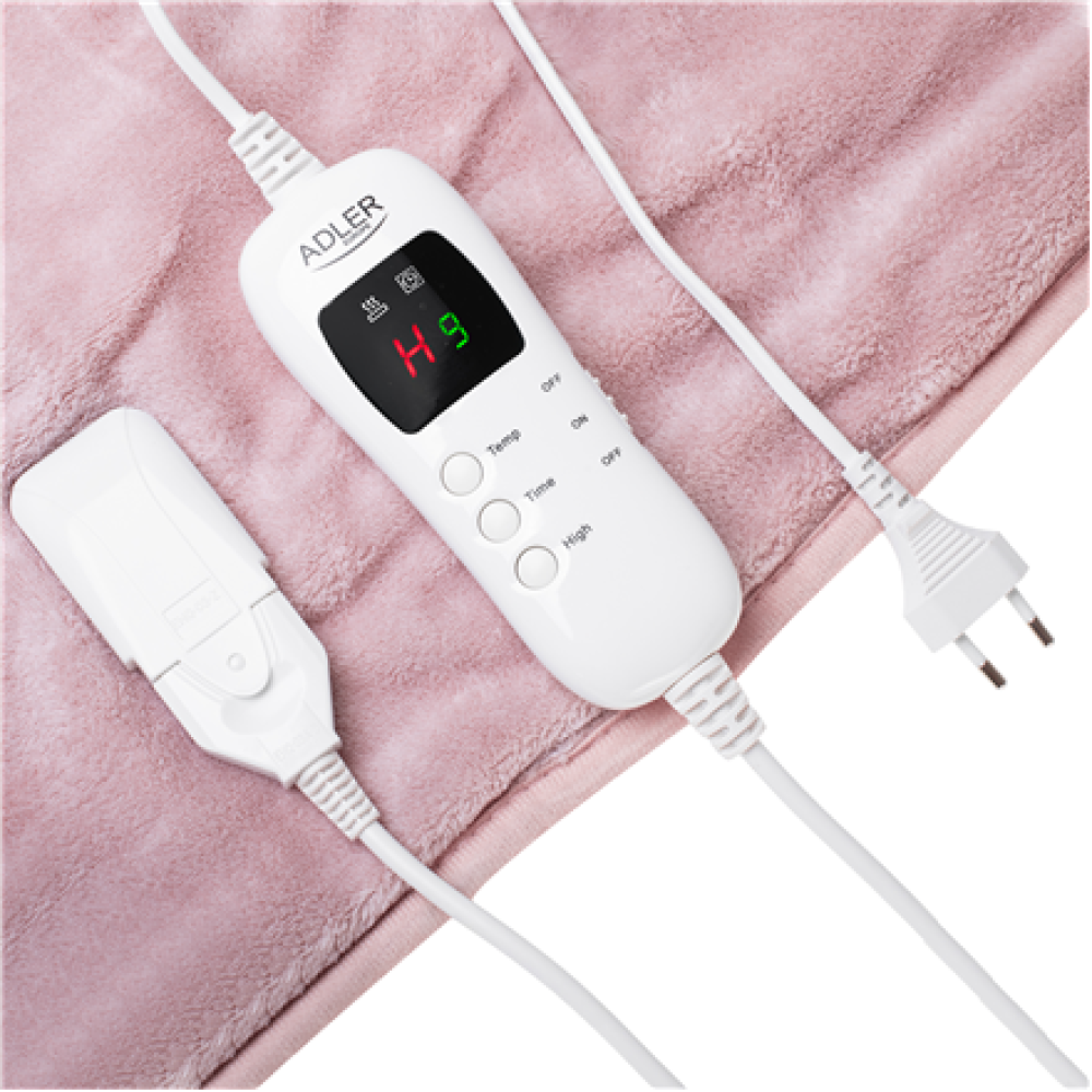 Adler , Electric heating throw-blanket, 160 x 180 cm , AD 7443 , Number of heating levels 7 , Number of persons 1 , Remote control , Super soft double-faced coral fleece , 110-120 W