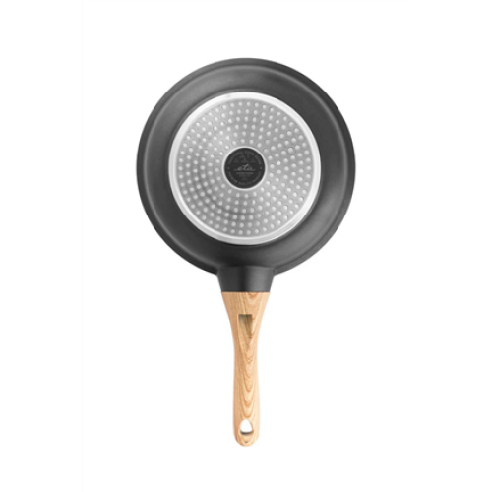 ETA Pan , ETA792990000 TITANIUM II , Universal , Diameter 24 cm , Electric, induction, gas, glass ceramics , Suitable for induction hob , Fixed handle , Black