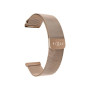 Fixed , Mesh Strap with Quick Release, 18mm, Stainless Steel Mesh Strap for Smartwatch , Gold