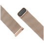 Fixed , Mesh Strap with Quick Release, 18mm, Stainless Steel Mesh Strap for Smartwatch , Gold