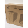 SALE OUT. MSI MAG FORGE 120A AIRFLOW , MSI PC Case , MAG FORGE 120A AIRFLOW , Side window , Black , Mid-Tower , DAMAGED PACKAGING , Power supply included No , ATX
