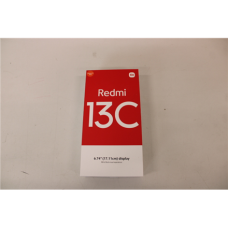 SALE OUT. Xiaomi Redmi 13C (Midnight Black) DS 6.74“ IPS LCD 720x1600/2.0GHz&1.8GHz/128GB/4GB RAM/MIUI 14/microSDXC/WiFi,BT/4G DENT ON BACK , Xiaomi , USED AS DEMO, SCRATCHES ON BACK