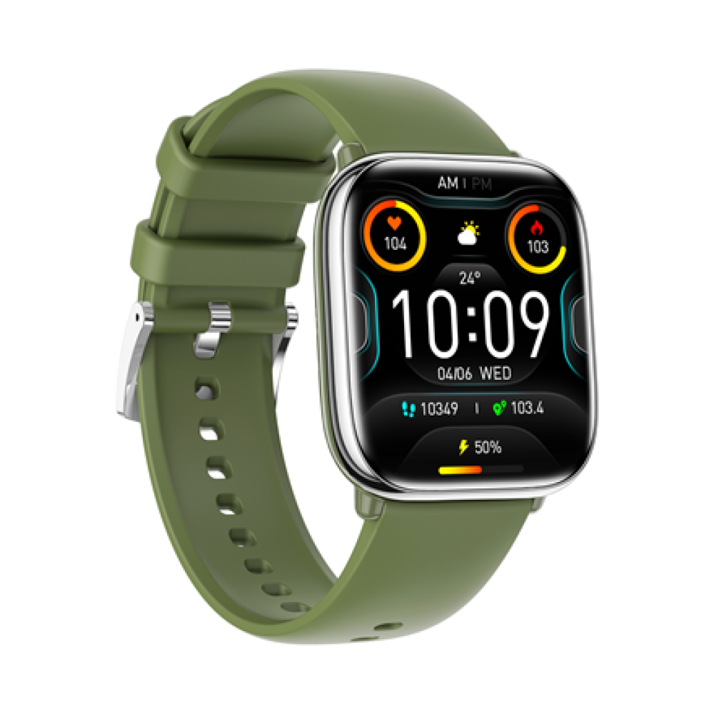 myPhone Watch Pastel , Smart watch , AMOLED , 1.75 , Waterproof , Silver Green