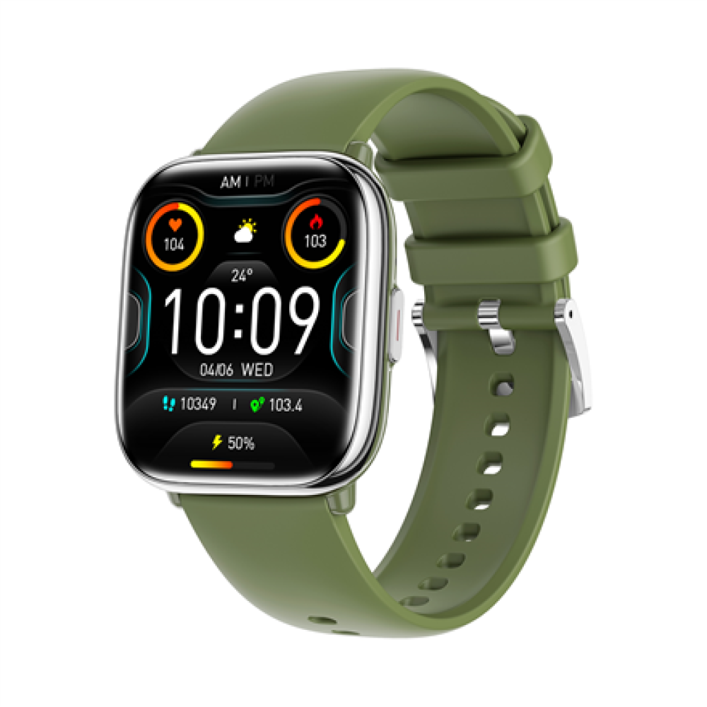 myPhone Watch Pastel , Smart watch , AMOLED , 1.75 , Waterproof , Silver Green