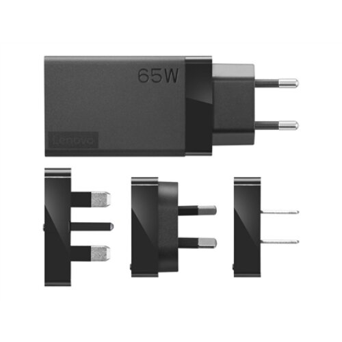 Lenovo , 65W USB-C AC Travel Adapter , USB Power adapter , USB-C , 65 W