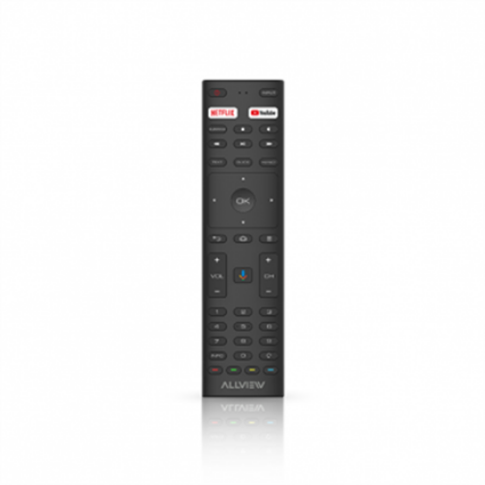 Allview QL65ePlay6100-U 65 (165cm) 4K UHD QLED Smart Android TV, Google Assistant, Silver Metallic Frame