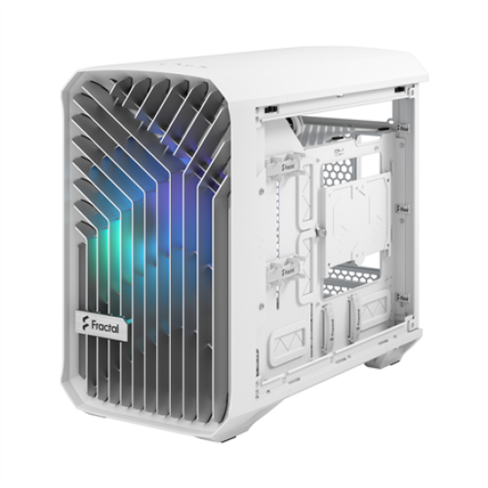 Fractal Design , Torrent Nano RGB White TG clear tint , Side window , White TG clear tint , Power supply included No , ATX