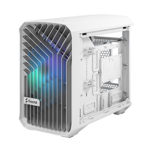 Fractal Design , Torrent Nano RGB White TG clear tint , Side window , White TG clear tint , Power supply included No , ATX