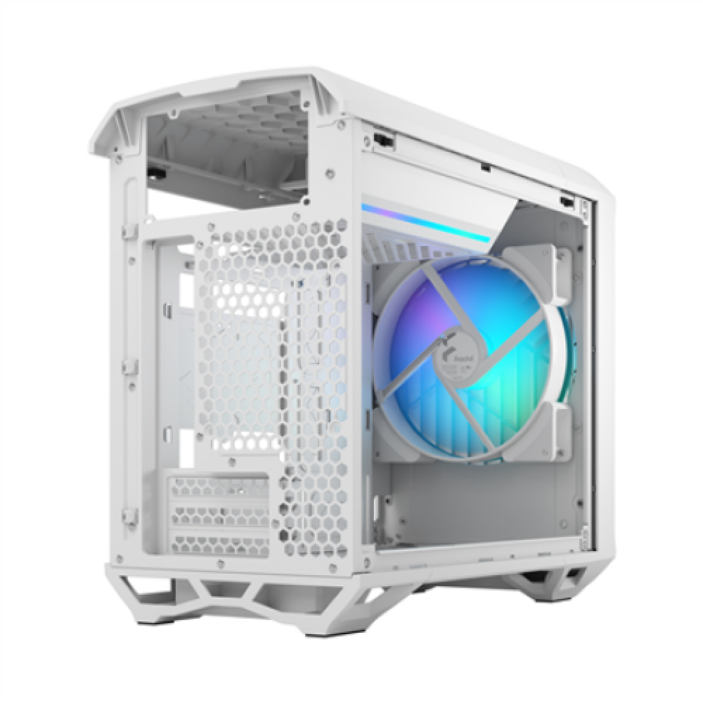 Fractal Design , Torrent Nano RGB White TG clear tint , Side window , White TG clear tint , Power supply included No , ATX