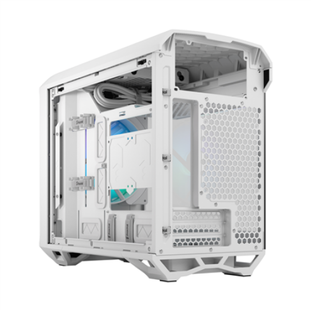 Fractal Design , Torrent Nano RGB White TG clear tint , Side window , White TG clear tint , Power supply included No , ATX