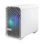 Fractal Design , Torrent Nano RGB White TG clear tint , Side window , White TG clear tint , Power supply included No , ATX