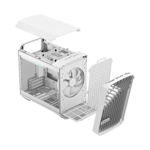 Fractal Design , Torrent Nano RGB White TG clear tint , Side window , White TG clear tint , Power supply included No , ATX