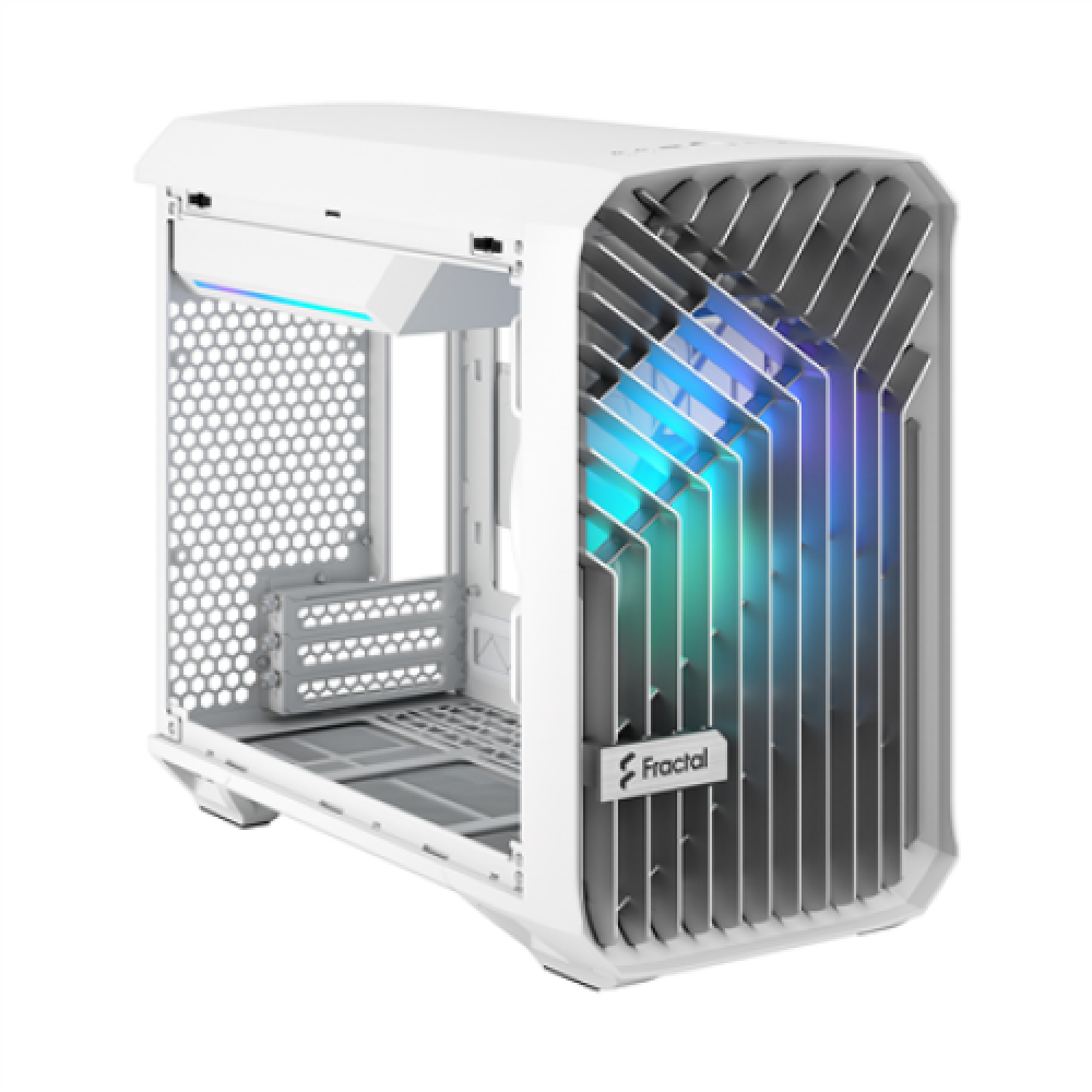 Fractal Design , Torrent Nano RGB White TG clear tint , Side window , White TG clear tint , Power supply included No , ATX