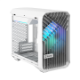 Fractal Design , Torrent Nano RGB White TG clear tint , Side window , White TG clear tint , Power supply included No , ATX