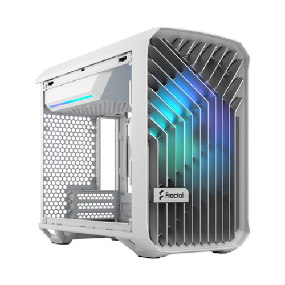 Fractal Design , Torrent Nano RGB White TG clear tint , Side window , White TG clear tint , Power supply included No , ATX