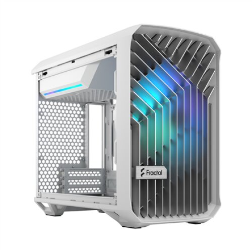 Fractal Design , Torrent Nano RGB White TG clear tint , Side window , White TG clear tint , Power supply included No , ATX