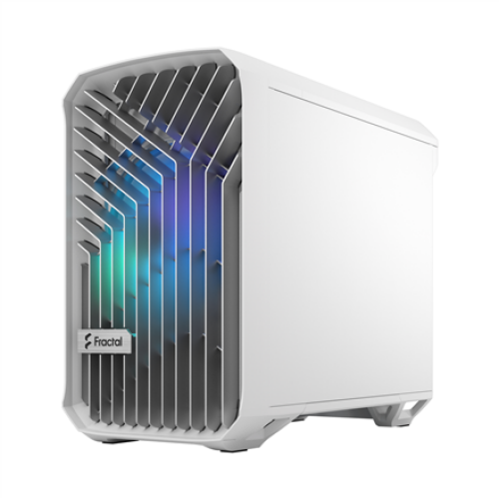 Fractal Design , Torrent Nano RGB White TG clear tint , Side window , White TG clear tint , Power supply included No , ATX