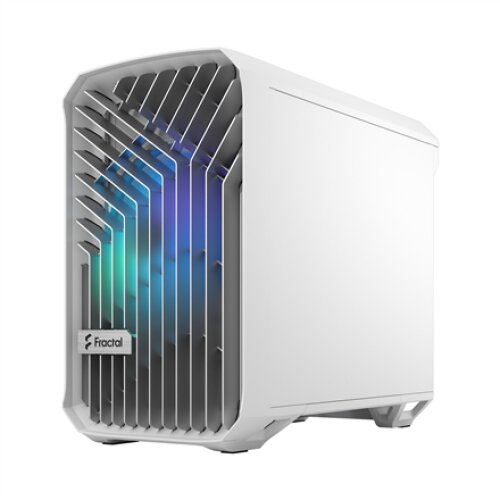 Fractal Design , Torrent Nano RGB White TG clear tint , Side window , White TG clear tint , Power supply included No , ATX