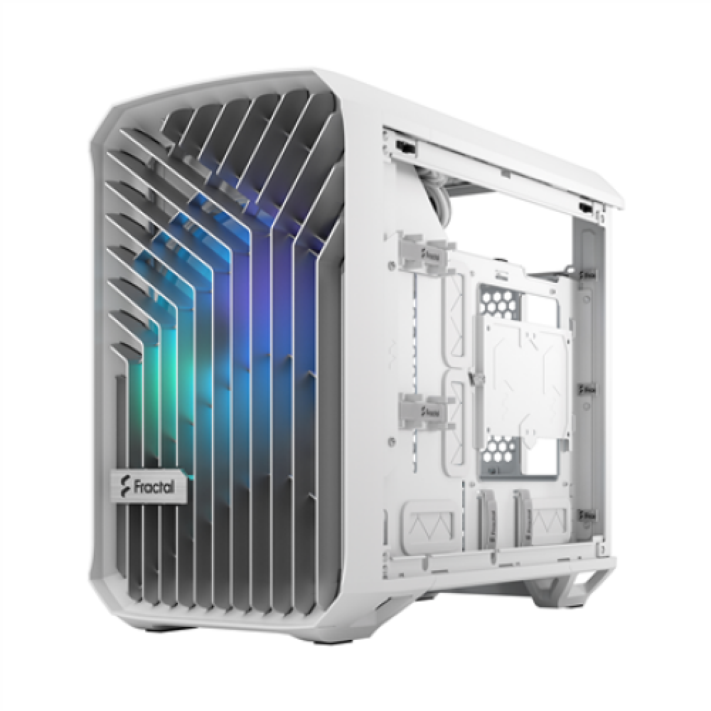 Fractal Design , Torrent Nano RGB White TG clear tint , Side window , White TG clear tint , Power supply included No , ATX